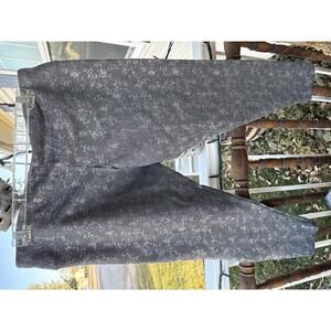 Women's Gray Patterned Leggings